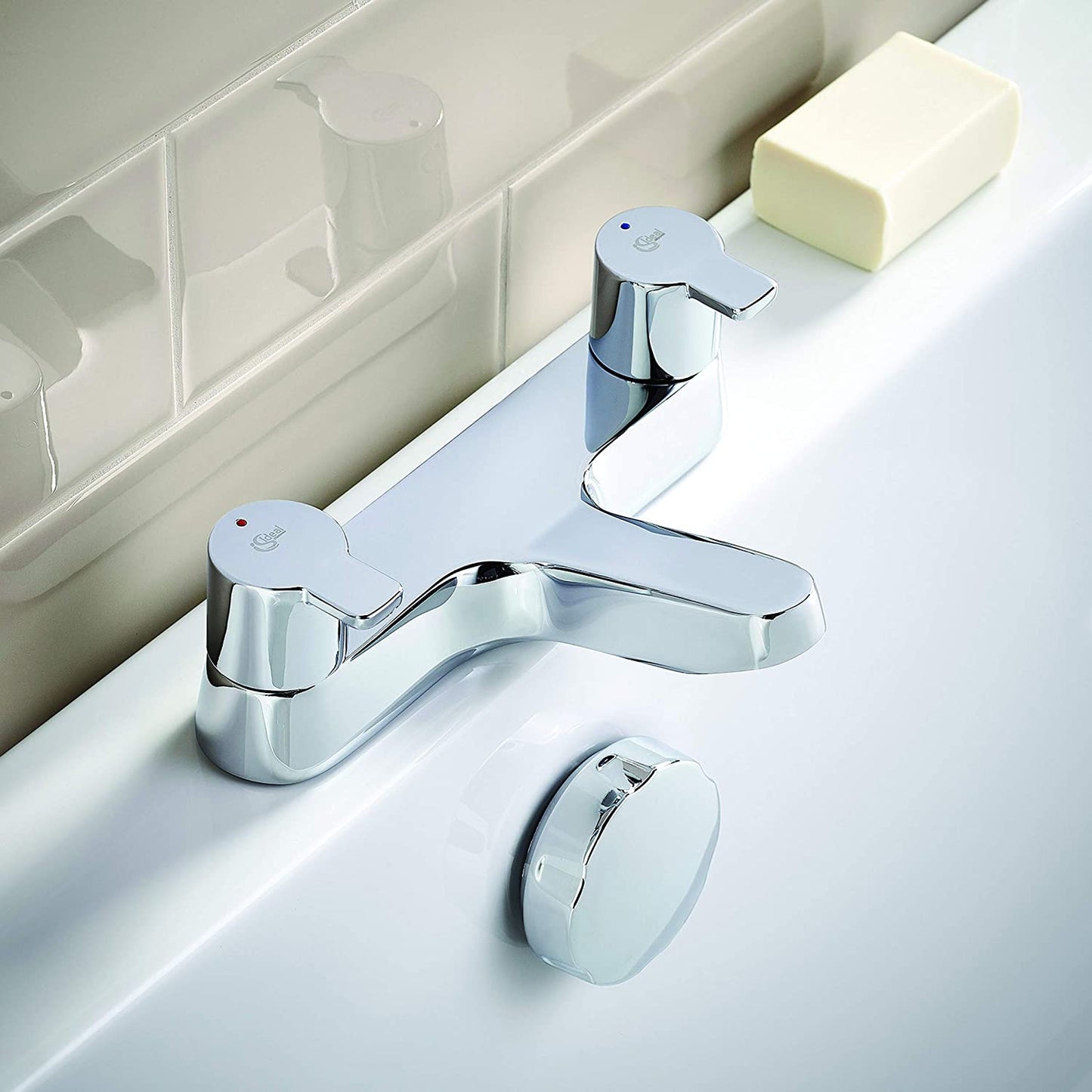 Ideal Standard B1151AA Calista Dual Control Two Hole Bath Filler, Chrome