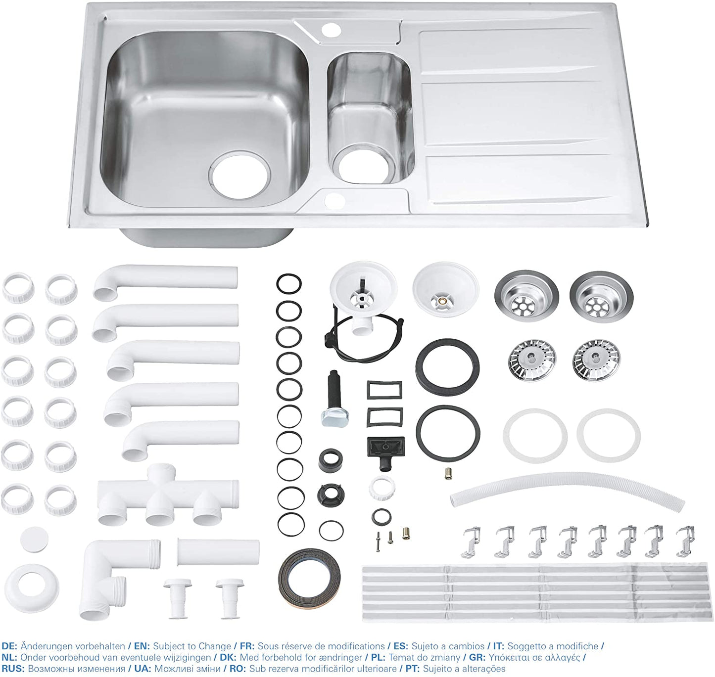 GROHE 31564SD0 | K300 Sink 1.5 bowl | Stainless Steel