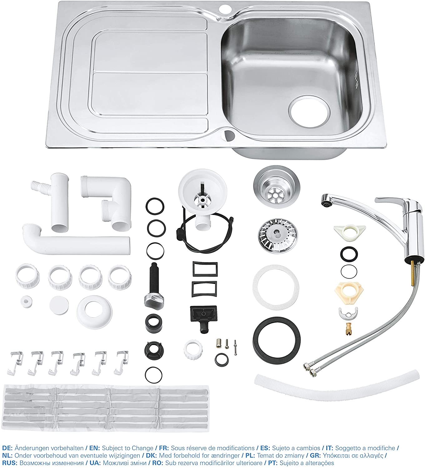GROHE 33202002 | Eurosmart Kitchen Tap with High Spout