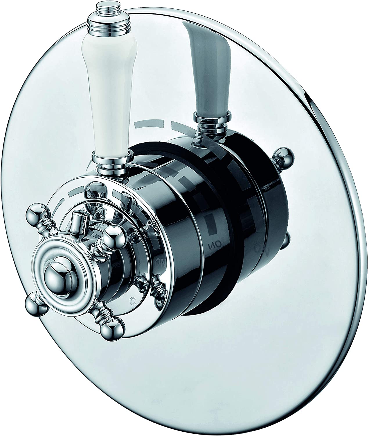 Trisen Aston TSV102 Chrome Concealed Traditional Shower Mixer Valve