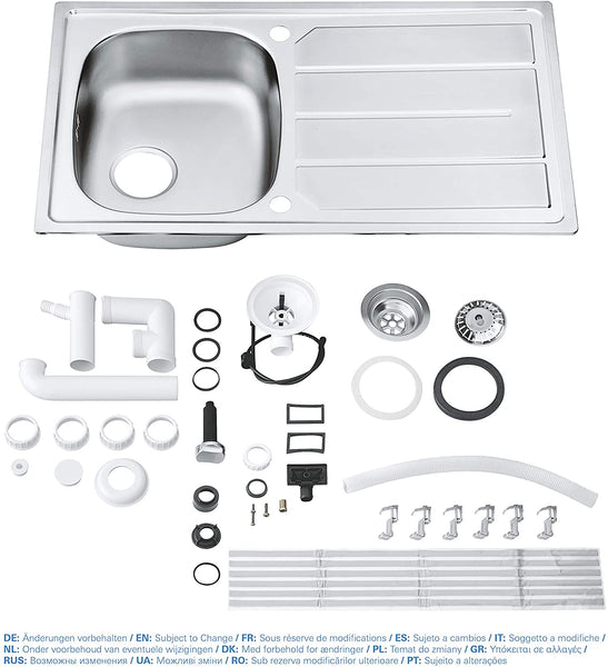 GROHE 31552SD0 | K200 Sink 1.0 | Stainless Steel