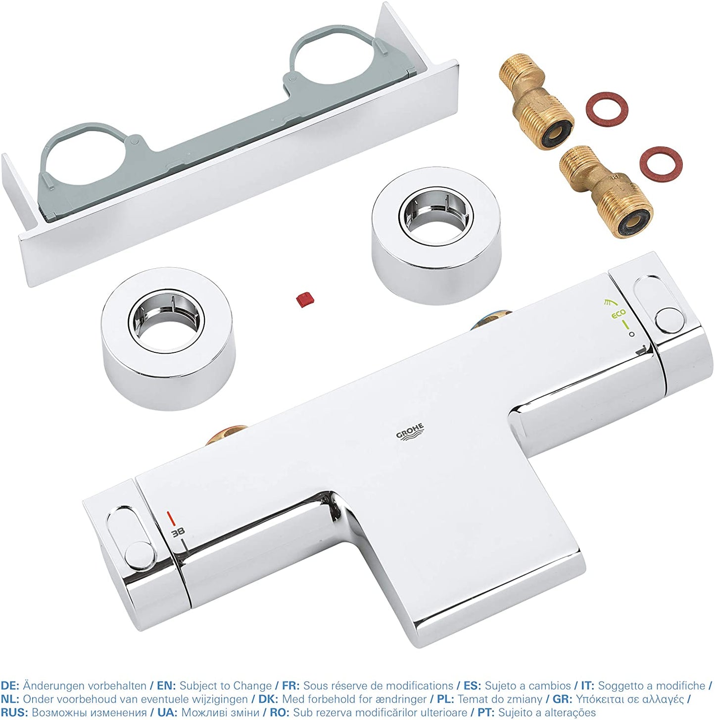 Grohe 34464001 Grohtherm 2000 Thermostat Bath Mixer Tap with Repository