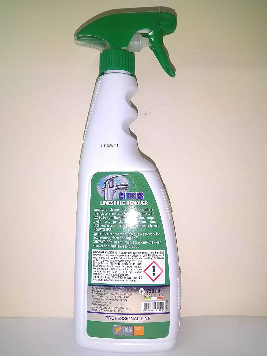 Faren 179750 Tap cleaner, Neutral