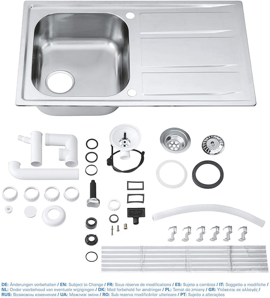 GROHE 31566SD0 | K400 Sink 1.0 bowl | Stainless Steel