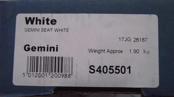 Armitage Shanks S405501 White Gemini Toilet Seat and Cover, Toilet