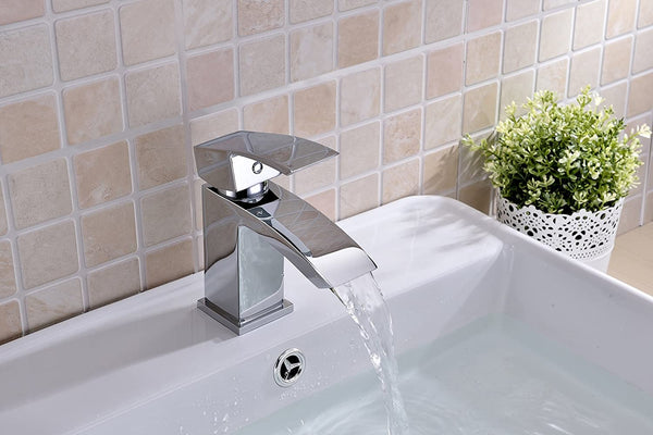 RAK Metropolitan Mono Basin Mixer Tap 146mm Wide
