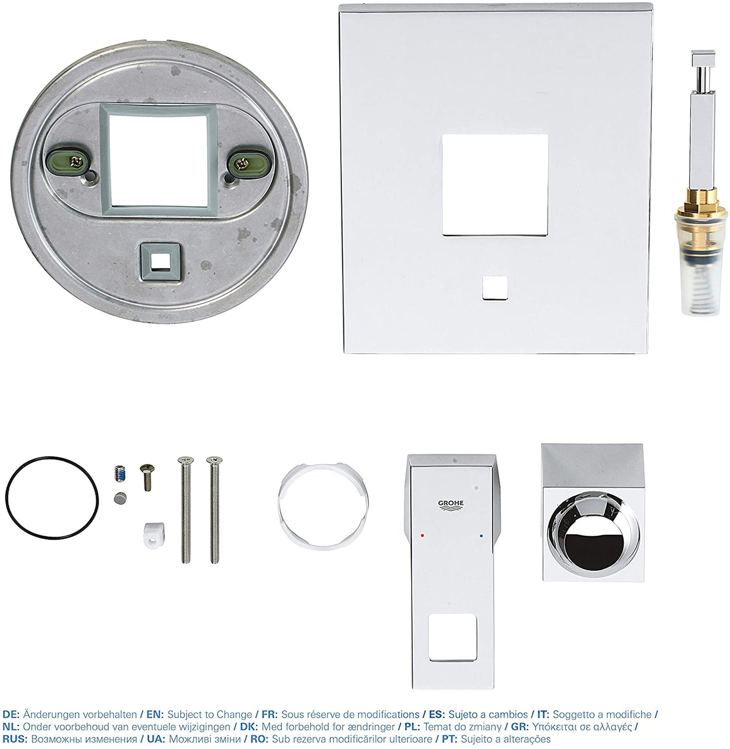 Grohe 19898000 Eurocube Shower Mixing Valve One Nozzle