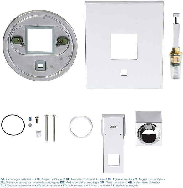 Grohe 19898000 Eurocube Shower Mixing Valve One Nozzle