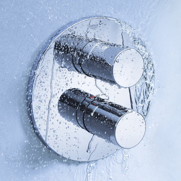 GROHE  Grohtherm 3000 Cosmopolitan Thermostatic Shower Trim for Rapido T-Concealed Thermostat - chrome
