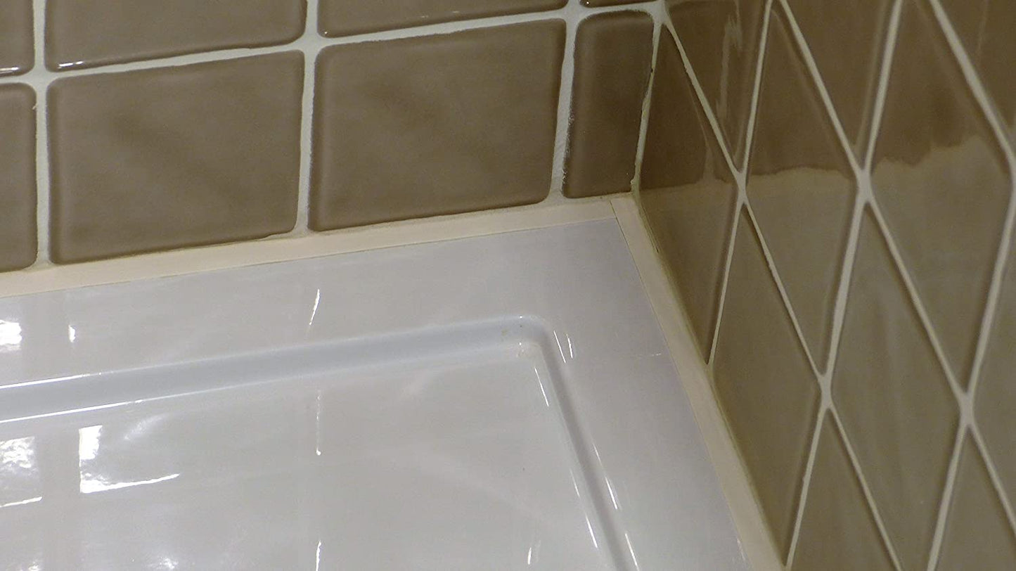 ABM Waterstop WS3.2 Bath/Work Top and Shower Seal, White