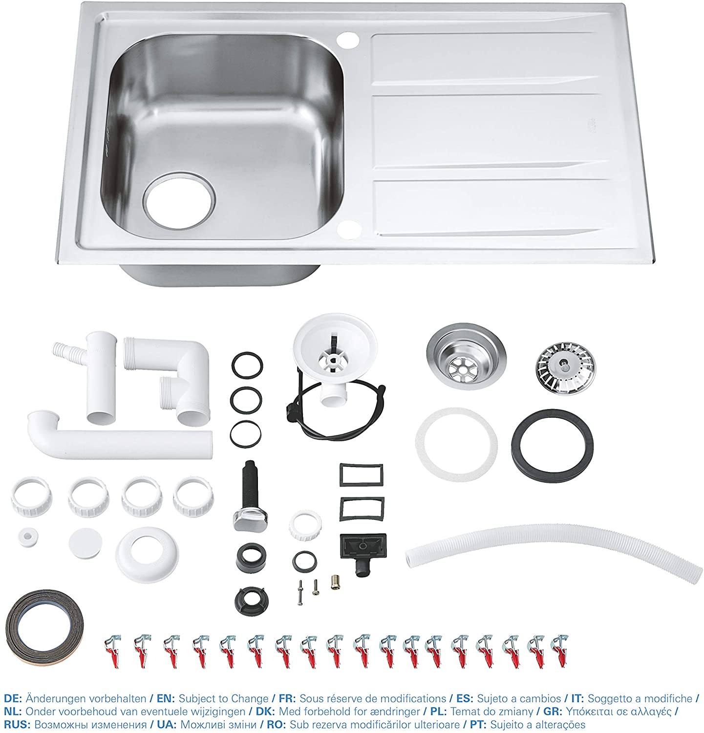 GROHE 31568SD0 | K400+ Sink 1.0 bowl | Stainless Steel