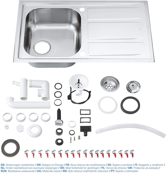GROHE 31568SD0 | K400+ Sink 1.0 bowl | Stainless Steel