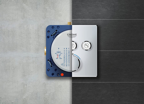 GROHE Grohtherm SmartControl Thermostat with three shut-off valves, colour: chrome - 29126000