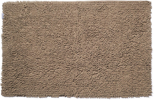 Croydex Super Soft Patterned Bathroom Mat with Slip-Resistant Backing