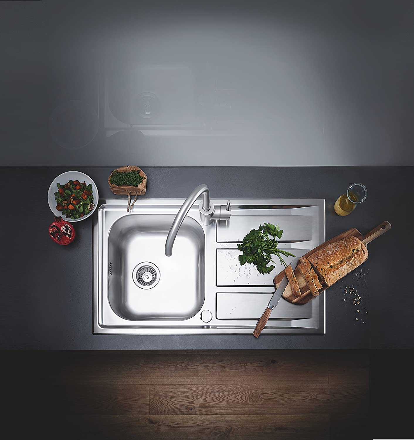 GROHE 31563SD0 | K300 Sink 1.0 bowl | Stainless Steel