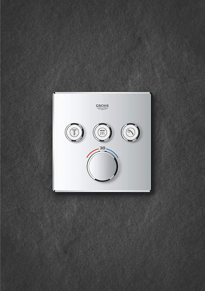 GROHE Grohtherm SmartControl Thermostat with three shut-off valves, colour: chrome - 29126000