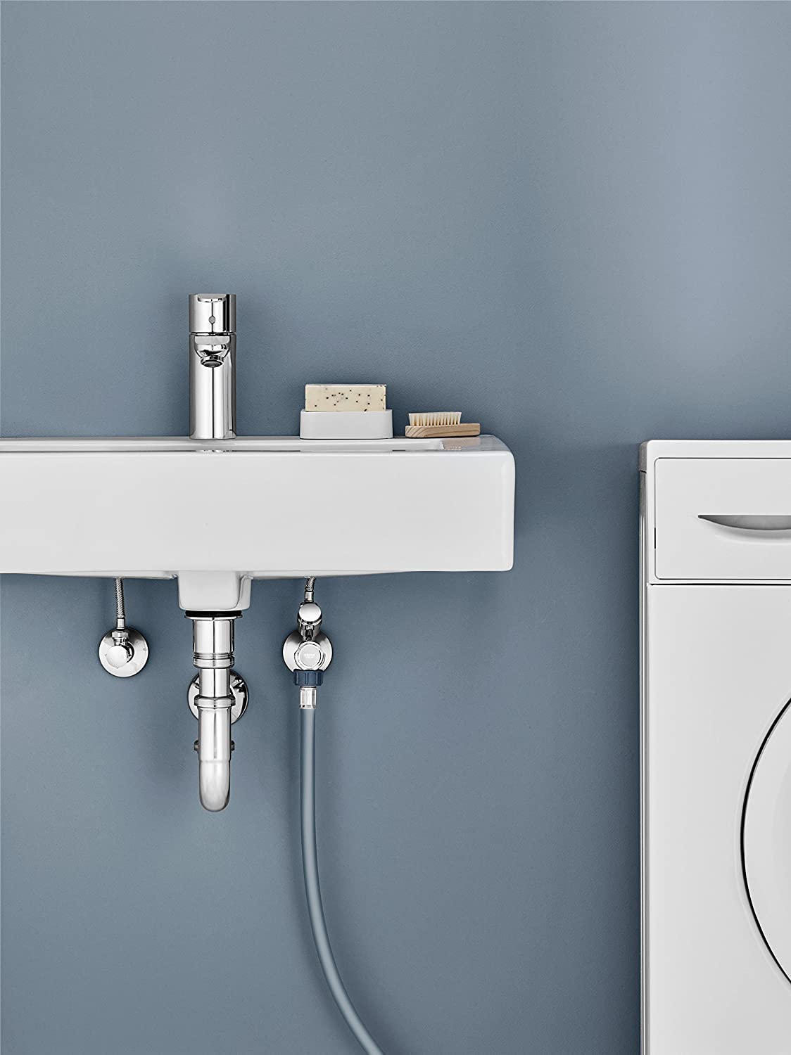 Grohe Angle valve 1/2 inch for Single Lever Mixer with Length Compensation and Compression Nut Ì÷ 10 mm, 22037000