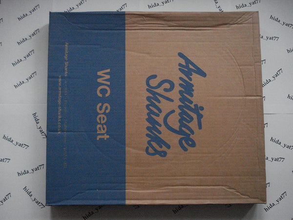 Armitage Shanks S405501 White Gemini Toilet Seat and Cover, Toilet
