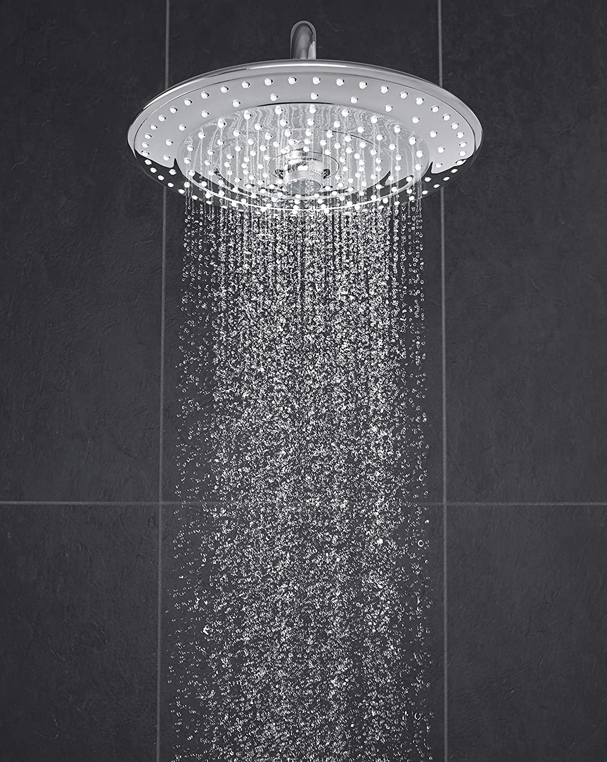 GROHE 27475001 Euphoria 260 Thermostatic Shower System with Diverter, Chrome
