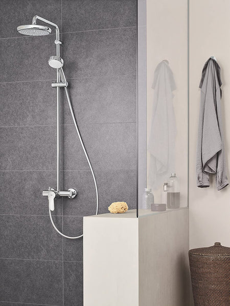 GROHE 26224001 Tempesta Cosmopolitan 210 Shower System, Chrome