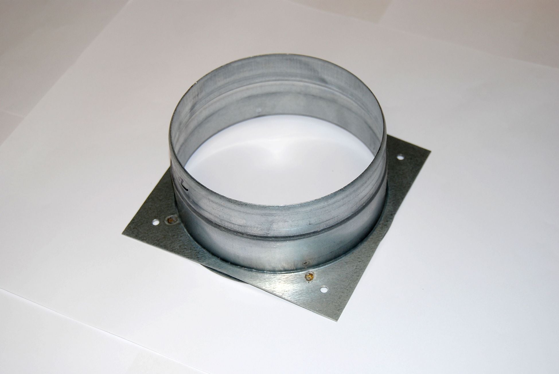 Aluminium Vent Back Plate Sleeve, Spigot (125mm) (Product Code: 01060002)