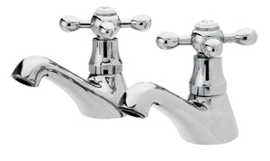 Basin Tap Pair, Chrome (Product Code: X381)