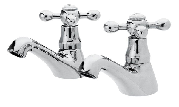 Basin Tap Pair, Chrome (Product Code: X381)