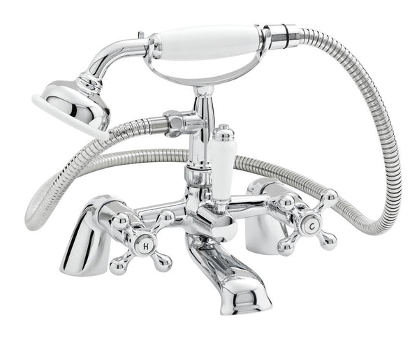 Bath Shower Mixer, Chrome (Product Code: X383)