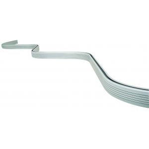 Bendy rail 3 m silver
