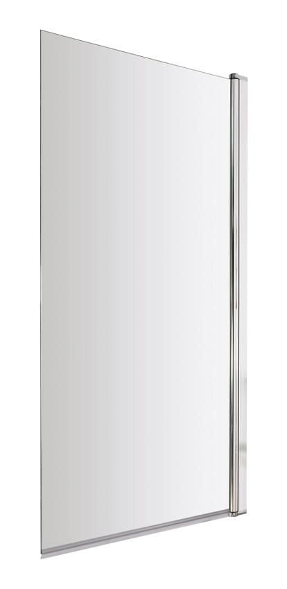 NUIE Polished Chrome Square Bath Screen (various options)