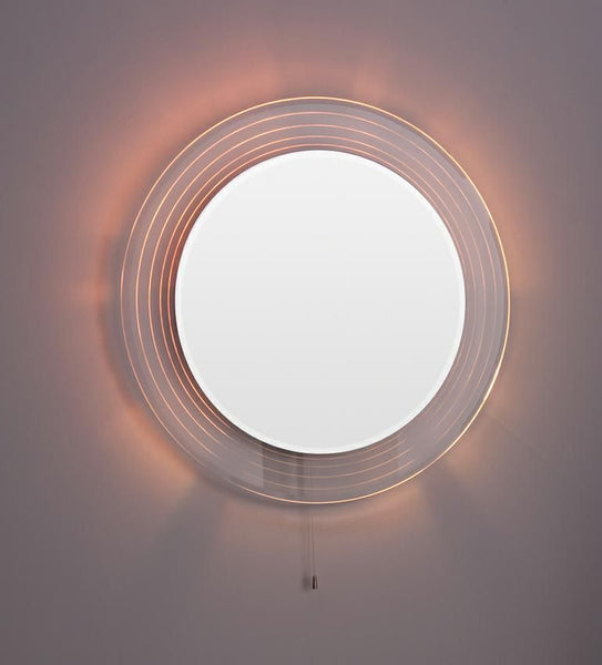Round Orpheus Colour Change Illuminated Mirror (Product Code: LQ037)