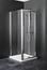 Satin Chrome Side Panels for Shower Enclosures (sizes: 700, 760, 800, 900mm)