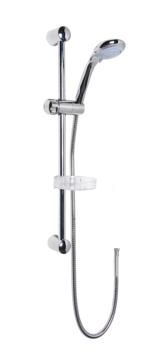 NUIE Slide Rail Kit With Multi Function Handset, in Chrome (Product Code: JTY034)
