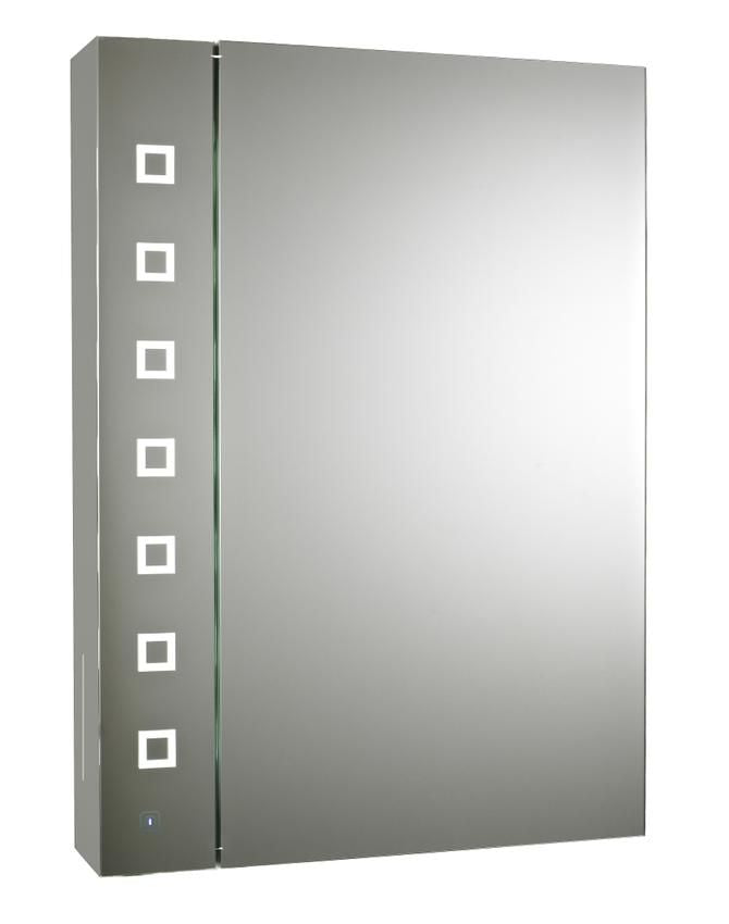 Touch Sensor, 2 shelves LED Mirror Cabinet (Product Code: LQ038)