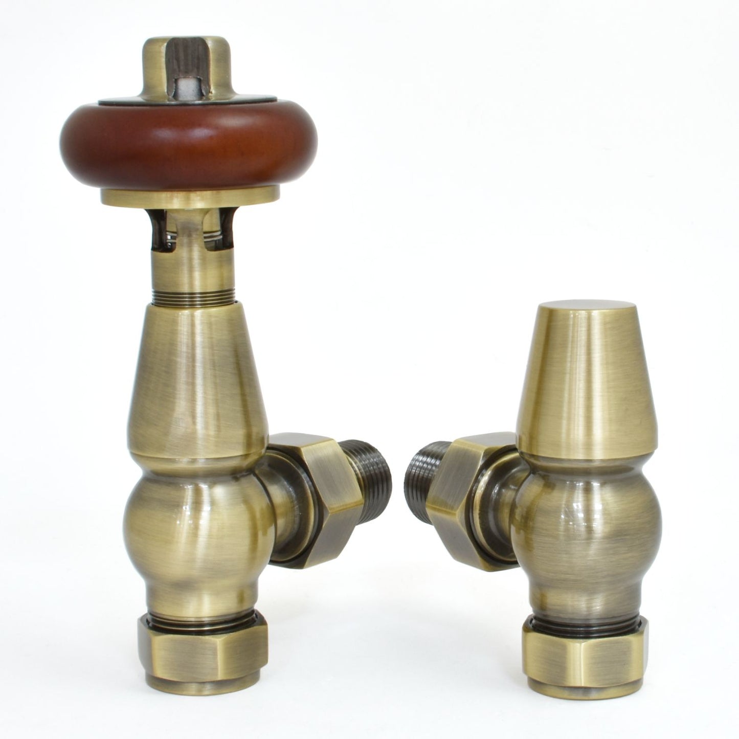Traditional Antique Brass Thermostatic Radiator Valve