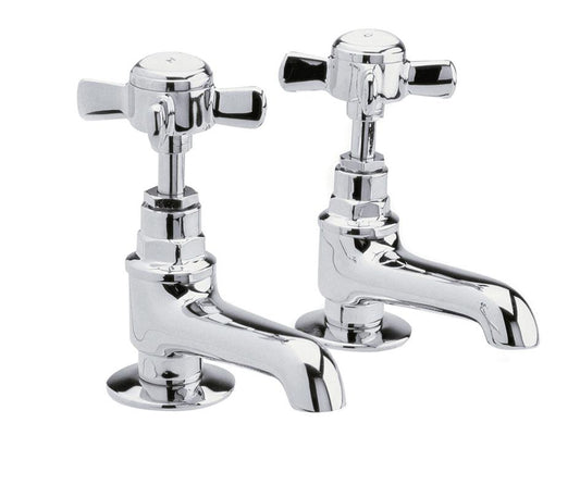 Traditional Bath Tap Pair in Chrome (Product Code: IJ322)