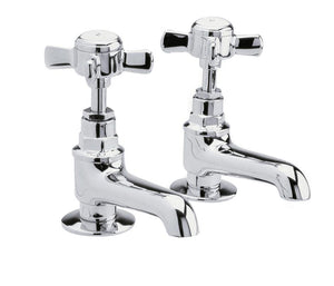 Traditional Bath Tap Pair in Chrome (Product Code: IJ322)