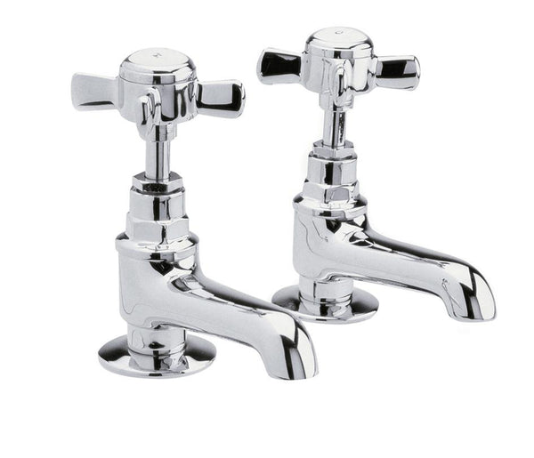 Traditional Bath Tap Pair in Chrome (Product Code: IJ322)
