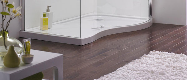 Walk-In Shower Enclosure, Polished Chrome (left hand and right hand) (Product Code: AQW)