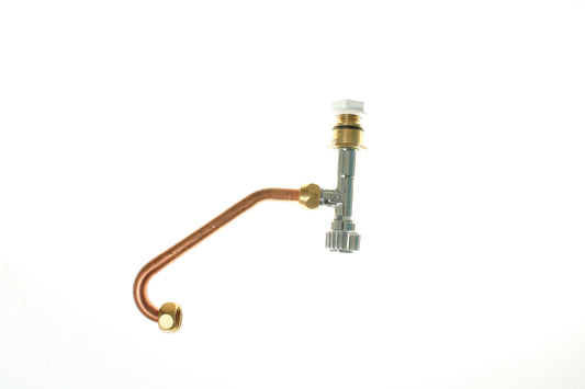 WC/ Toilet Concealed Cistern Brass Stop Valve and Pipe (pre 2000 version) (Product Code: 03010103)