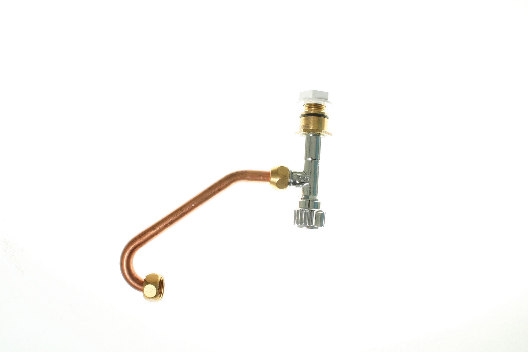 WC/ Toilet Concealed Cistern Brass Stop Valve and Pipe (pre 2000 version) (Product Code: 03010103)